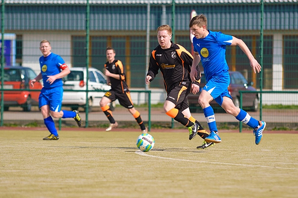 Regionlliga Fußballspiel in Erfurt